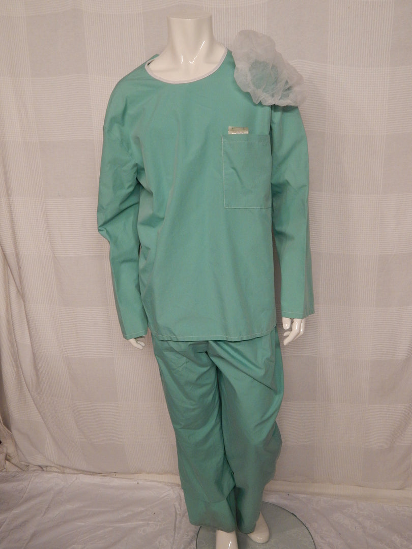 Arztkittel OP Kittel mit Hose Größe L/XL
