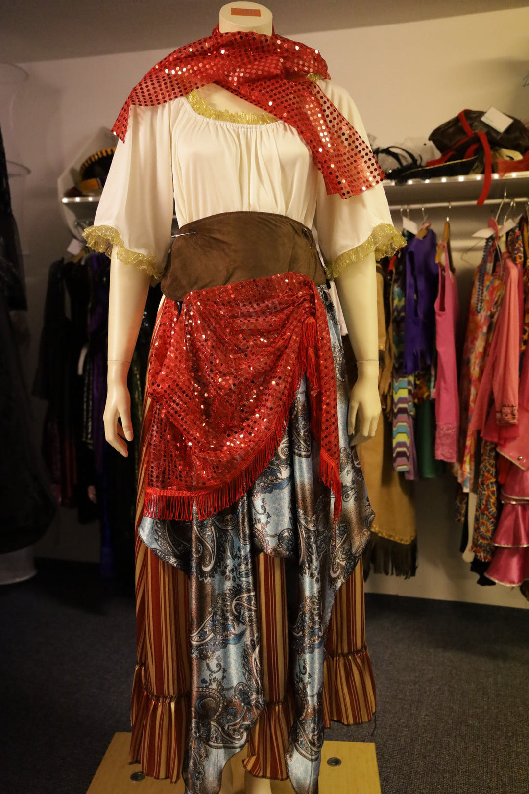 Wahrsagerin Mittelalter Kostüm historisch Damen M/L